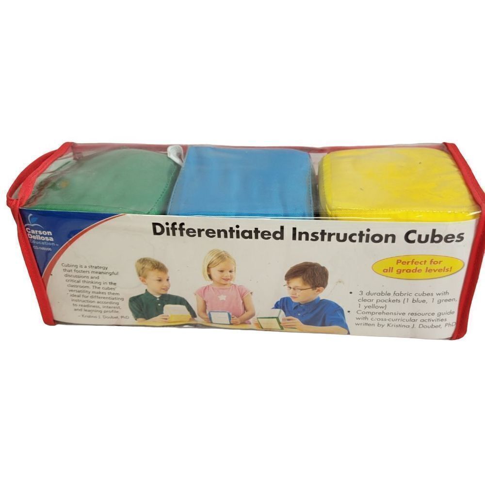 Differentiated Instruction Cubes, 3 Pack